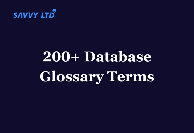 Database glossary terms